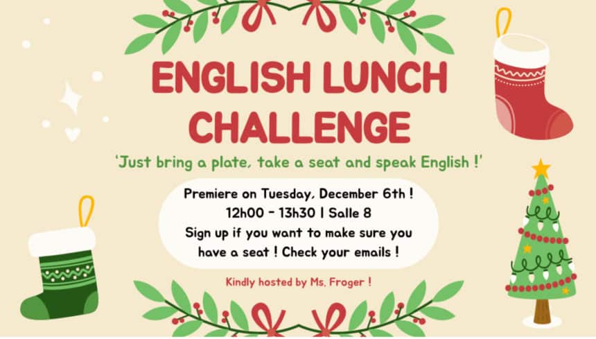 English Lunch Challenge : un défi en anglais brillamment relevé ...